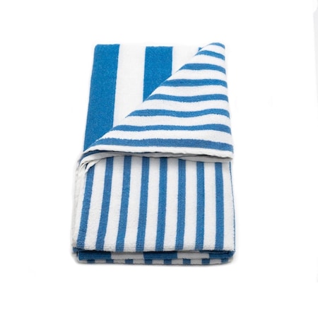 Rifz GOT Collection Stripes Pool Towels, Tropical Blue , 6PK GOTB30609006